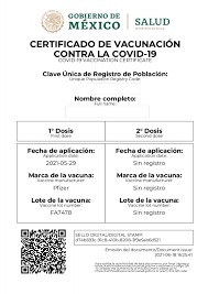 Requerirá EU cartilla de vacunación vs Covid-19 a viajeros