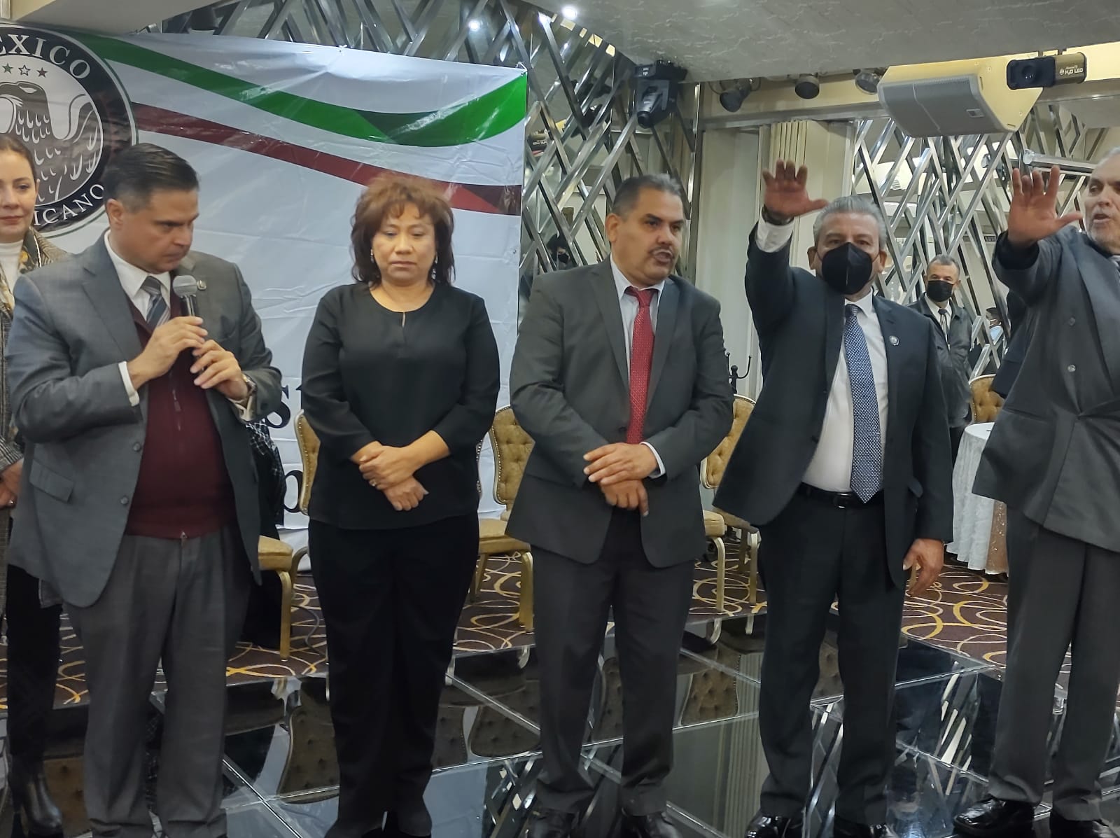 Protestan integrantes del Partido México Republicano en Ciudad Juárez