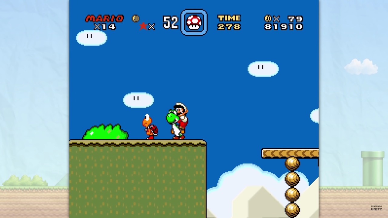 ¿Super Mario golpea a Yoshi?