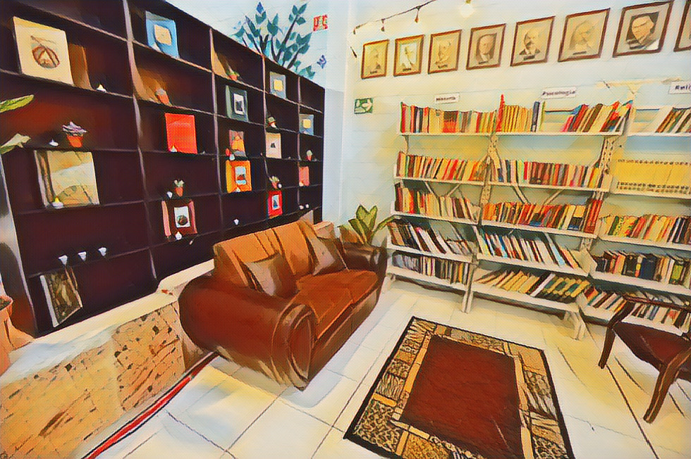 Los cubanos dedican hasta dos horas de lectura en la biblioteca “Filiberto Terrazas”