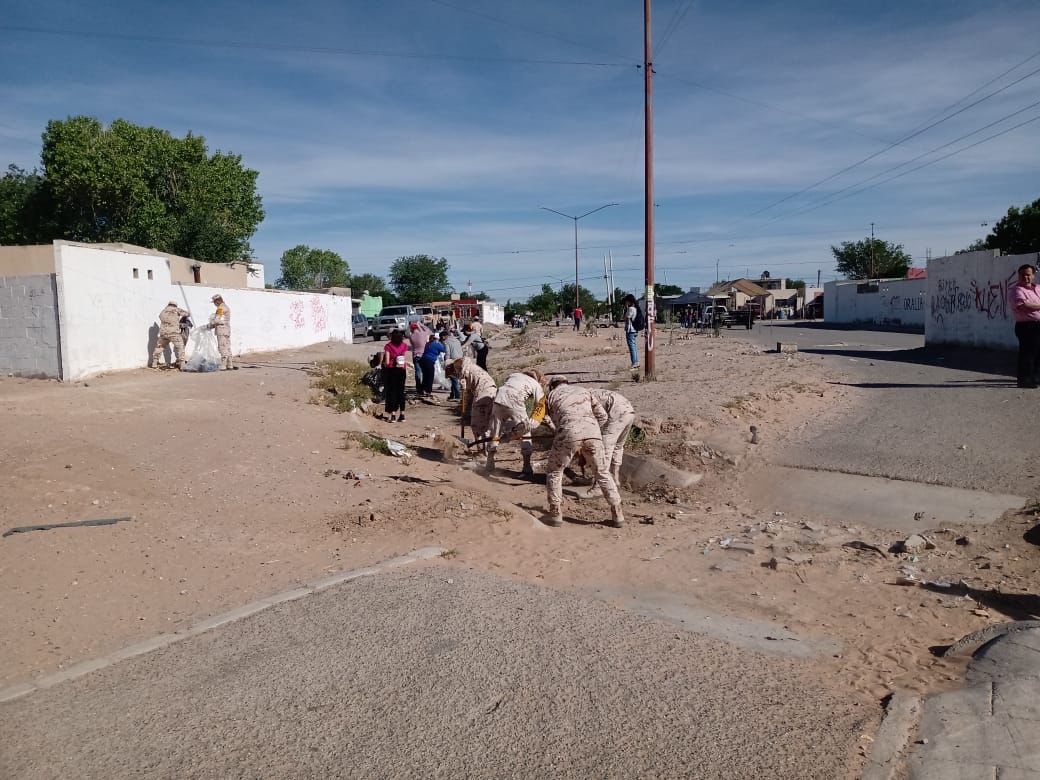 Limpian la ciudad en conmemoración al 5 de junio