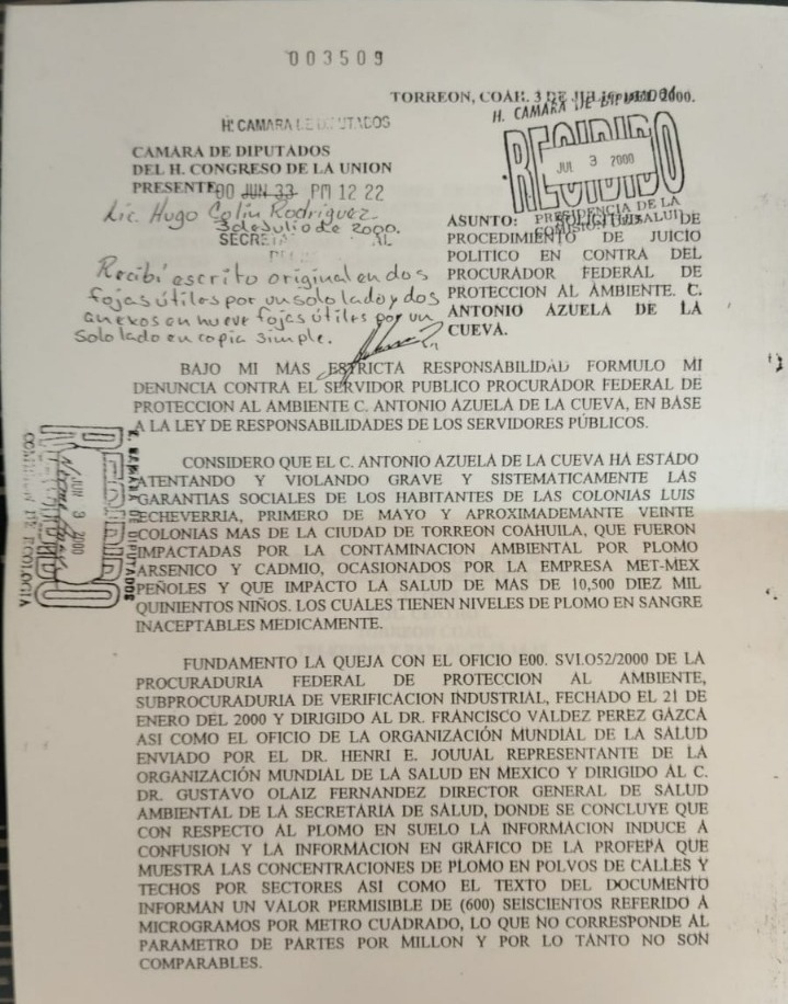 Manuel Velasco solicitó un juicio político contra funcionarios que señaló de negligentes/ Foto: Archivo Lilia Ovalle.