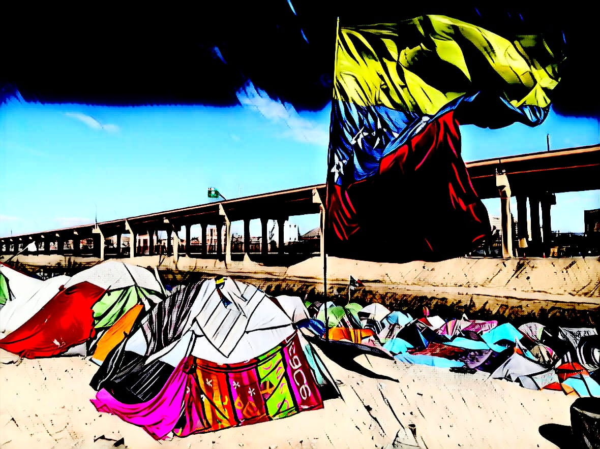 Migrantes en el Río Bravo se resisten a ingresar a los albergues