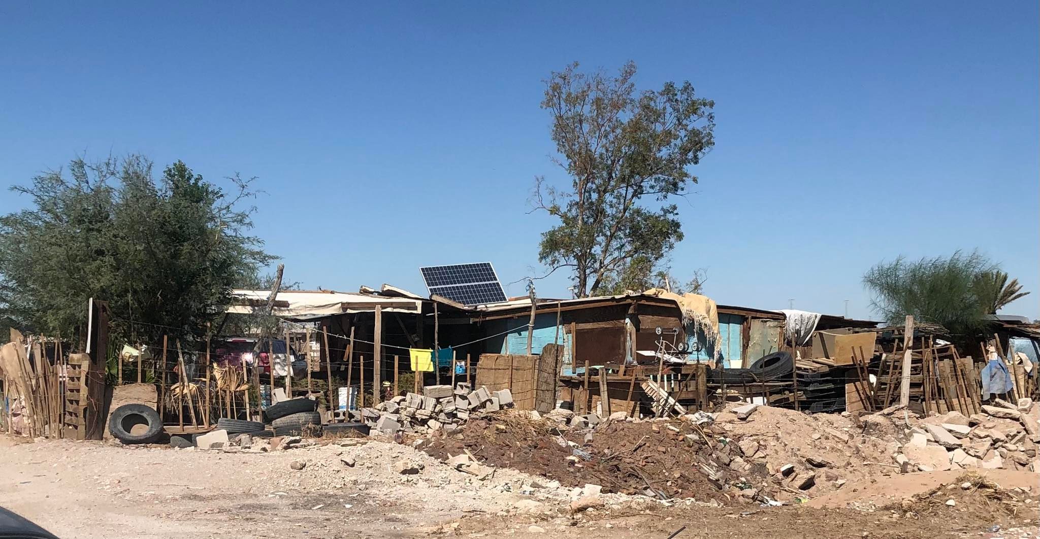 La «Ladrillera»: Tienen internet, pero no agua