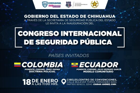 Inauguran en Juárez Congreso Internacional de Seguridad Pública
