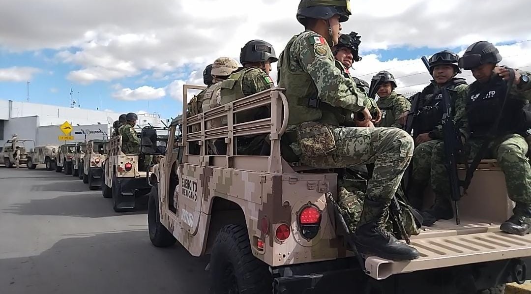 Arriban a Juárez 200 elementos más del Ejército Mexicano