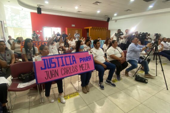 Activistas y familiares de Juan Carlos, coordinador de Grupo Beta, presentan posicionamiento