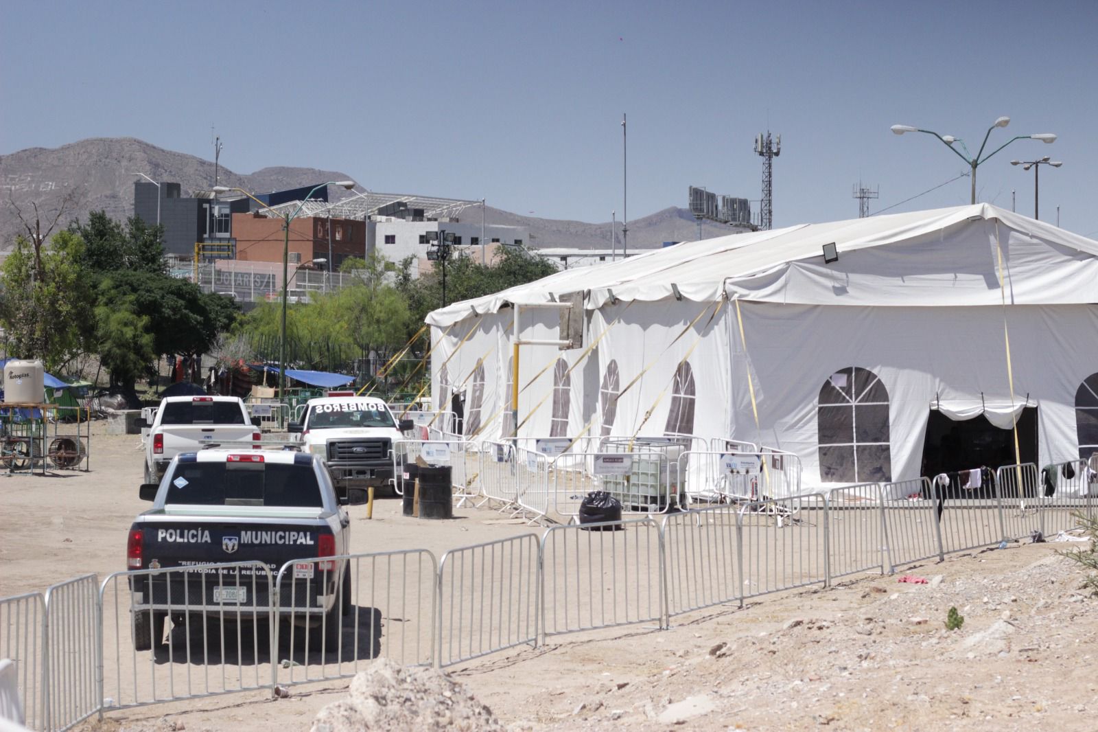 Carpa migrante no recibe a más personas en movilidad