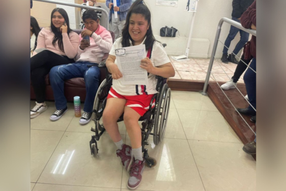 Ana Lucía lucha por la accesibilidad en la UACJ
