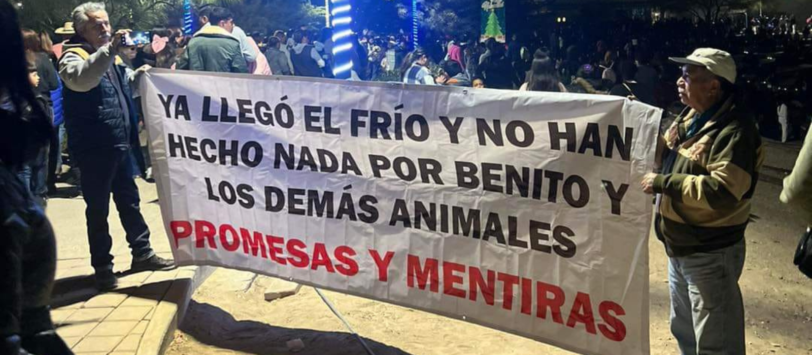 Animalistas denuncian acoso de agentes durante protesta por Benito 
