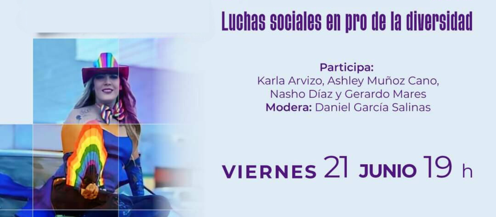 Realizarán charla «Luchas sociales en pro de la diversidad»