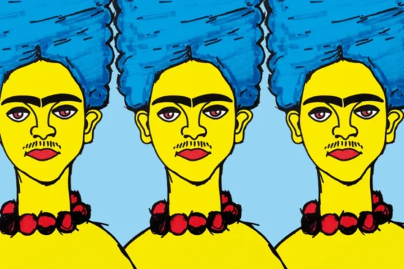 ¿Marge Simpson o Frida Kahlo?
