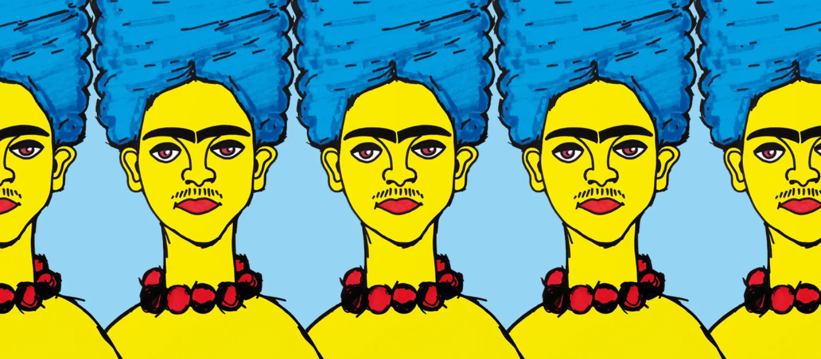 ¿Marge Simpson o Frida Kahlo?
