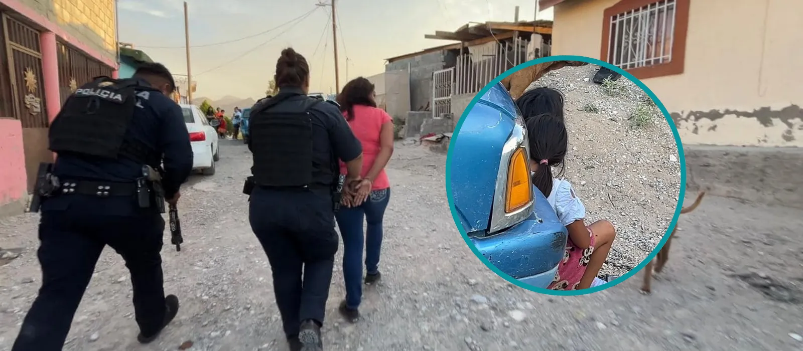 Detienen a mujer que encadenó a sus hijas en casa