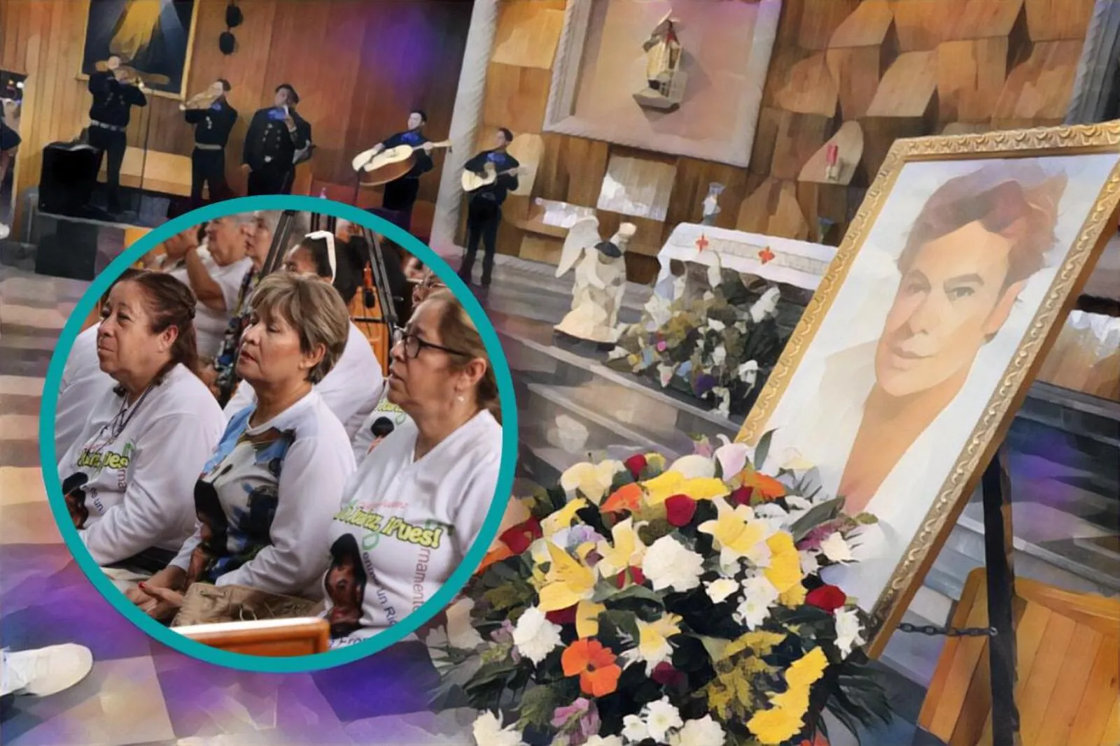 Recuerdan a Juan Gabriel con mariachi en misa