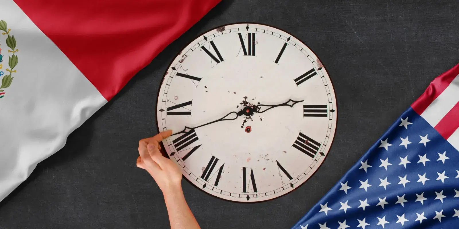 ¿Qué ciudades fronterizas cambian de horario el 3 de noviembre?