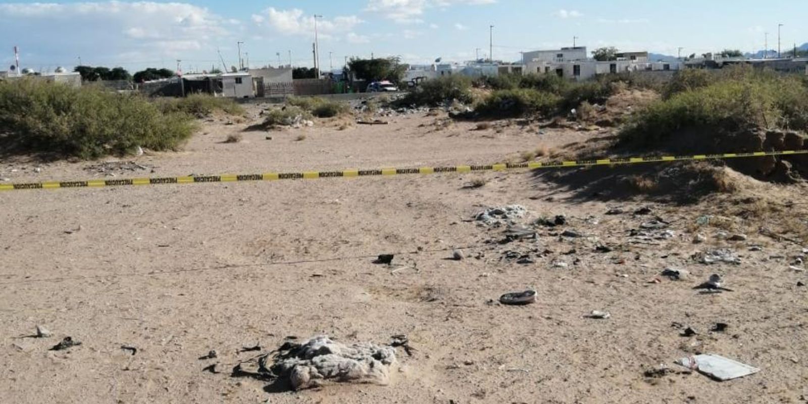 Hallan cuerpo calcinado y restos óseos en distintos puntos