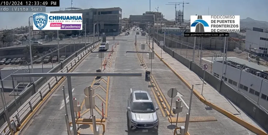 Reporte de puentes JuárezEl Paso 14 Octubre 2024 Circuito Frontera