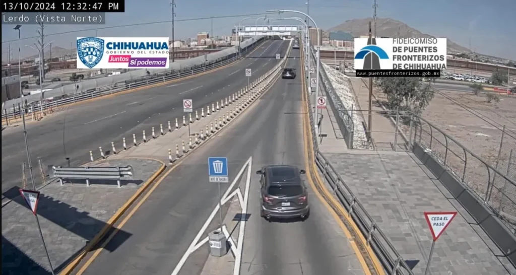 Reporte de puentes JuárezEl Paso 14 Octubre 2024 Circuito Frontera