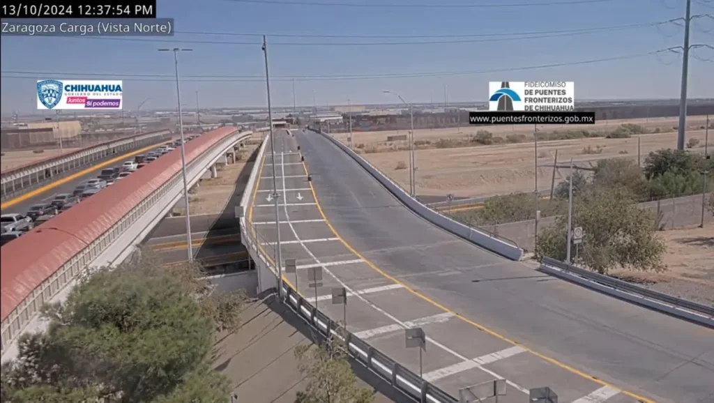 Reporte de puentes JuárezEl Paso 14 Octubre 2024 Circuito Frontera