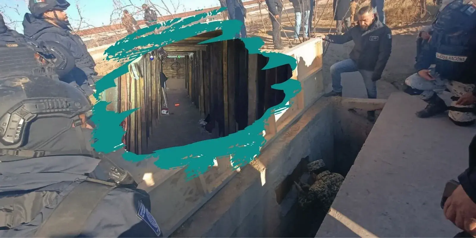 Desmantelan túnel en el bordo utilizado por «polleros”