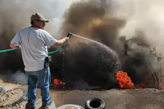 Basura y negligencia provocan 15 incendios al día en Juárez