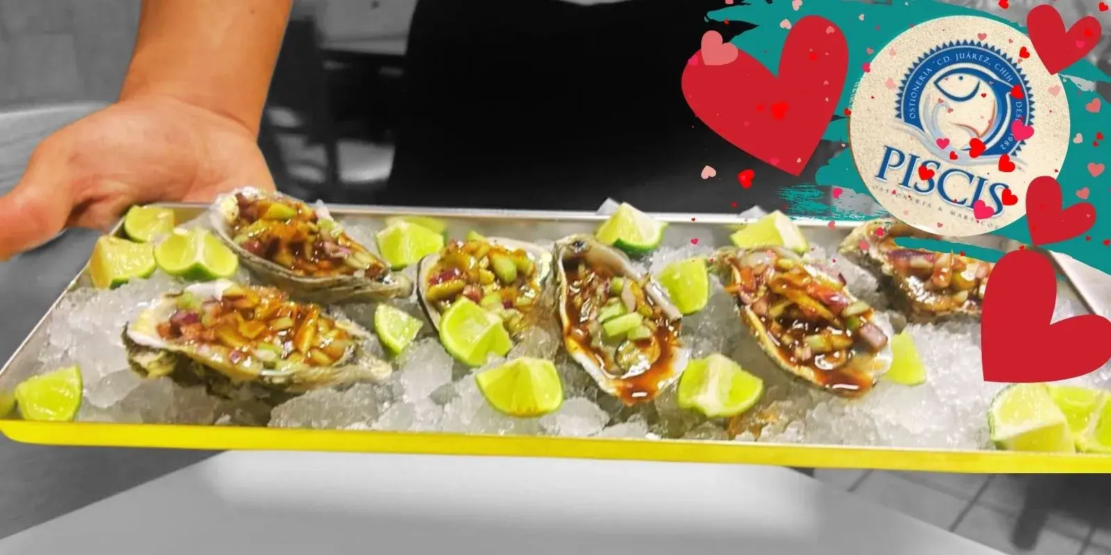 Celebra el amor con ostiones frescos en Ostionería Piscis