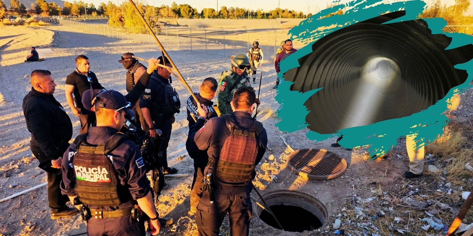 Realizan operativo en busca de otro túnel migrante