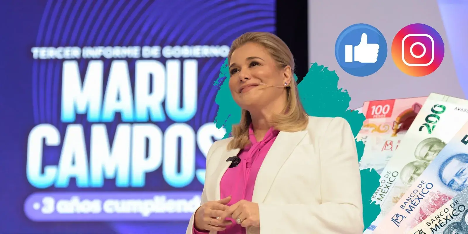 Gasta Maru Campos 1 millón en 7 días para promocionar informe