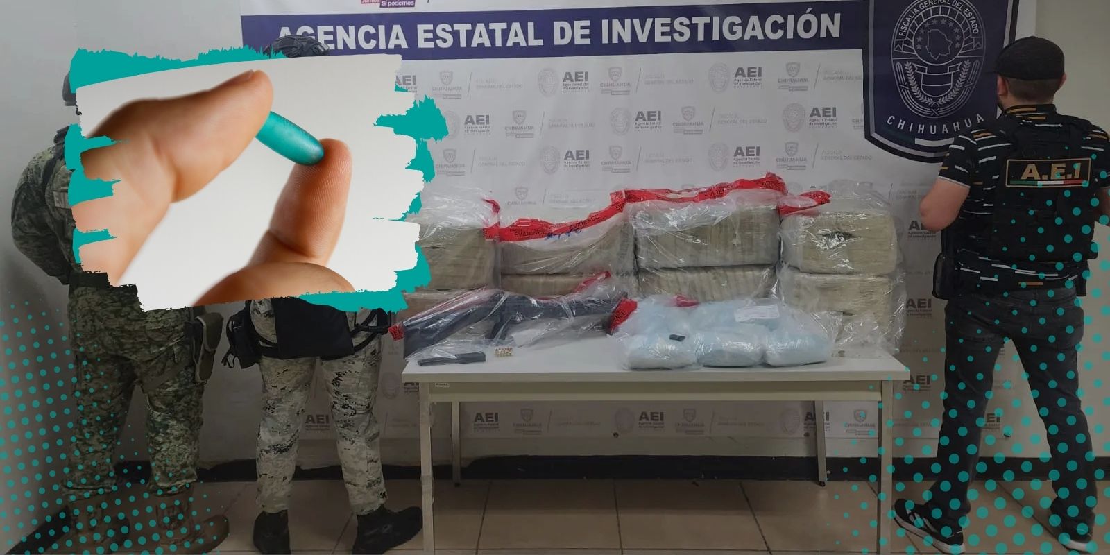 Oficial: Mueren 5 personas por posible sobredosis; Aseguran 11 kg de fentanilo