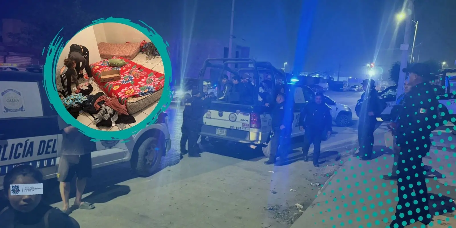 Rescatan a 19 migrantes en vivienda de Juárez; entre ellos, tres adolescentes y un niño