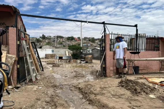 Tormenta “arrasó” con Juárez: 300 casas dañadas y 1,200 afectados