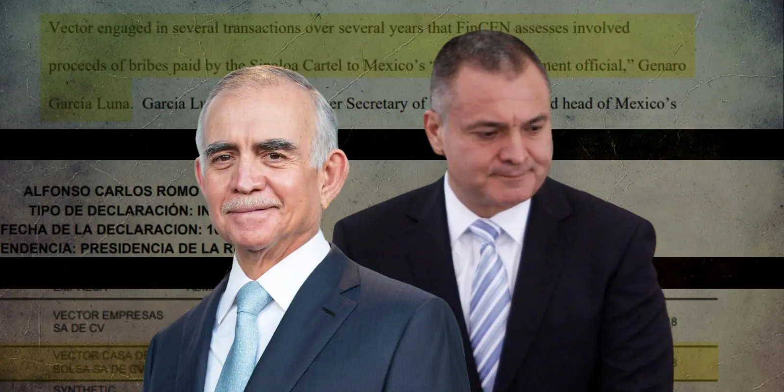 García Luna recibió sobornos del Cártel de Sinaloa a través de empresa de Alfonso Romo