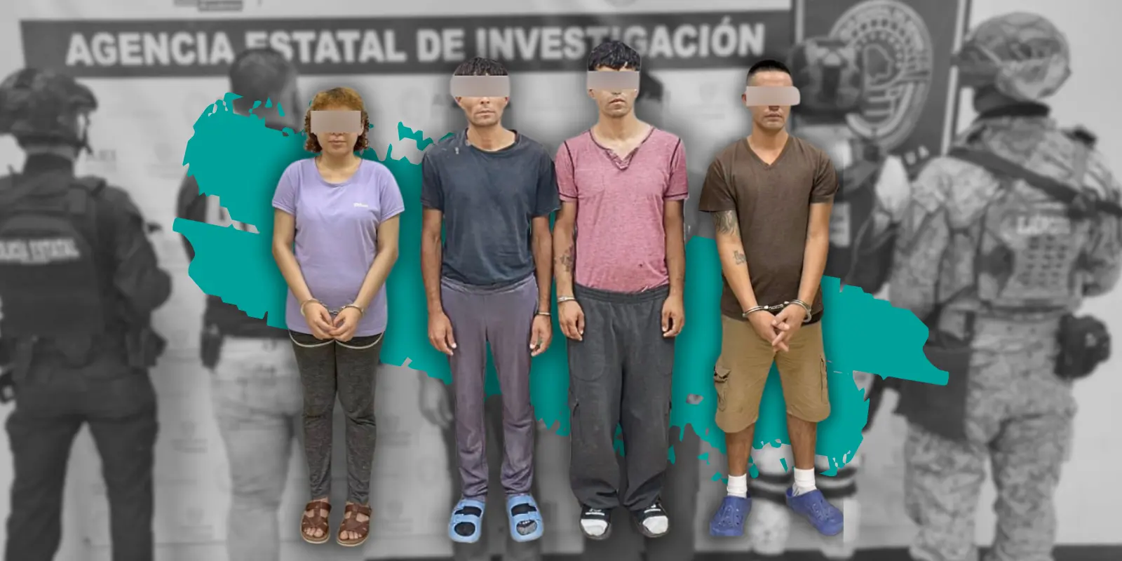 Detienen a cuatro personas en operativos en centros de rehabilitación