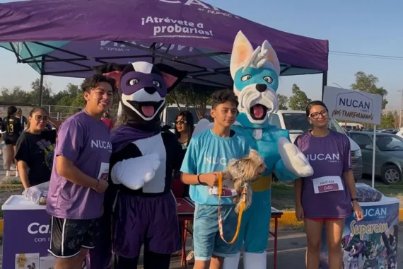 Más de 100 mascotas formaron parte de la carrera “corre por ellos”