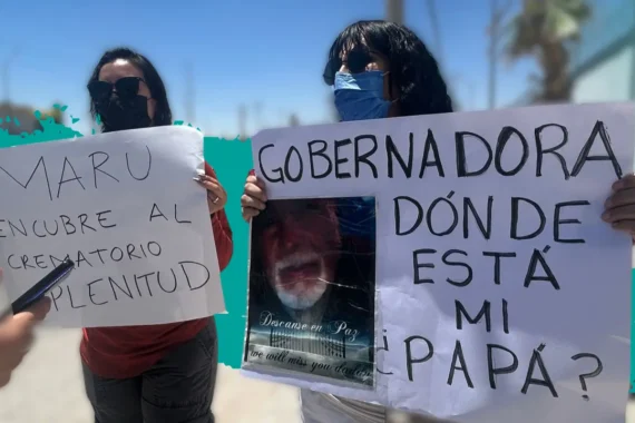 Sin respuestas y con dolor: protestan por crematorio clandestino