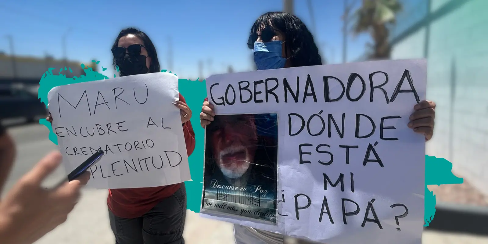 Sin respuestas y con dolor: protestan por crematorio clandestino