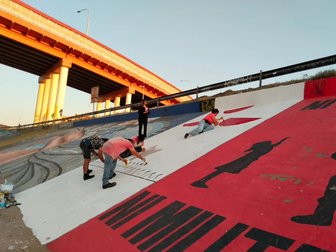 Pintarán mural en el Río Bravo en apoyo a Palestina