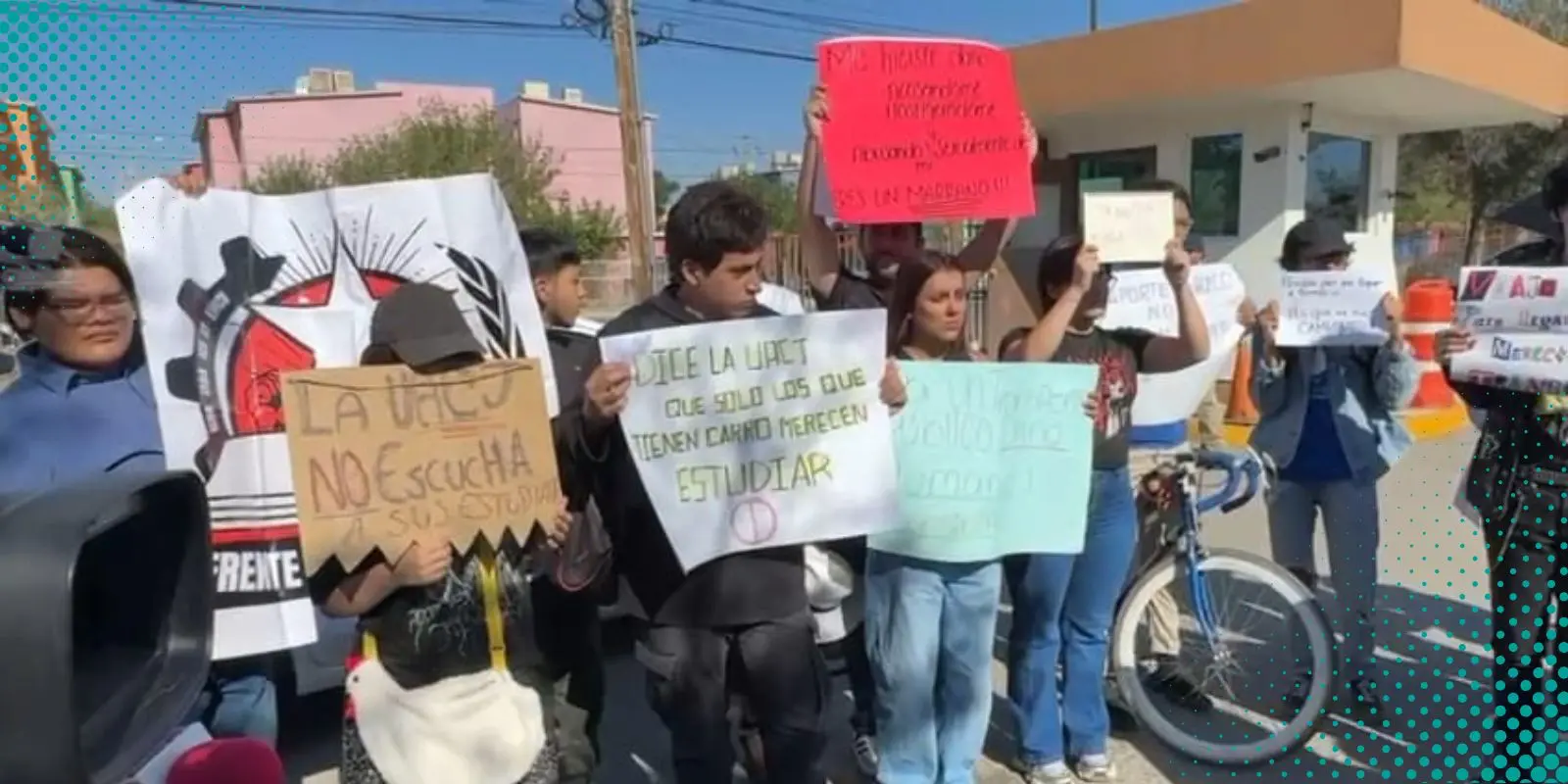 Alumnos de la UACJ exigen mejoras en transporte; acuerdan mesas de trabajo