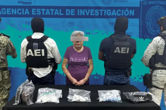 Detienen a mujer de 74 años cocaína durante cateo