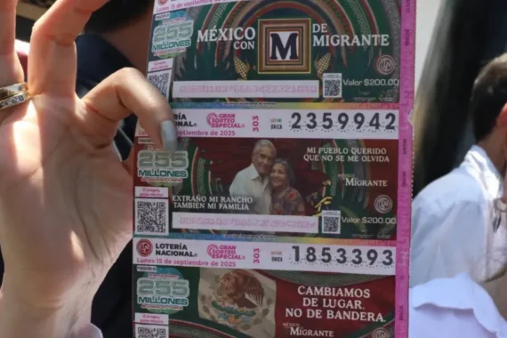 Lotería Nacional conmemora el rostro a la migración desde Ciudad Juárez