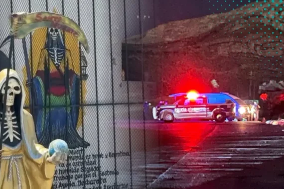 Mujer muere calcinada a unos metros del santuario de la Santa Muerte