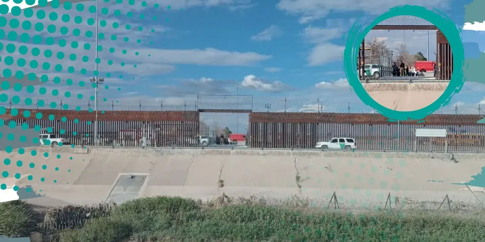 Rescatan a cinco migrantes del canal Franklin frente a la X