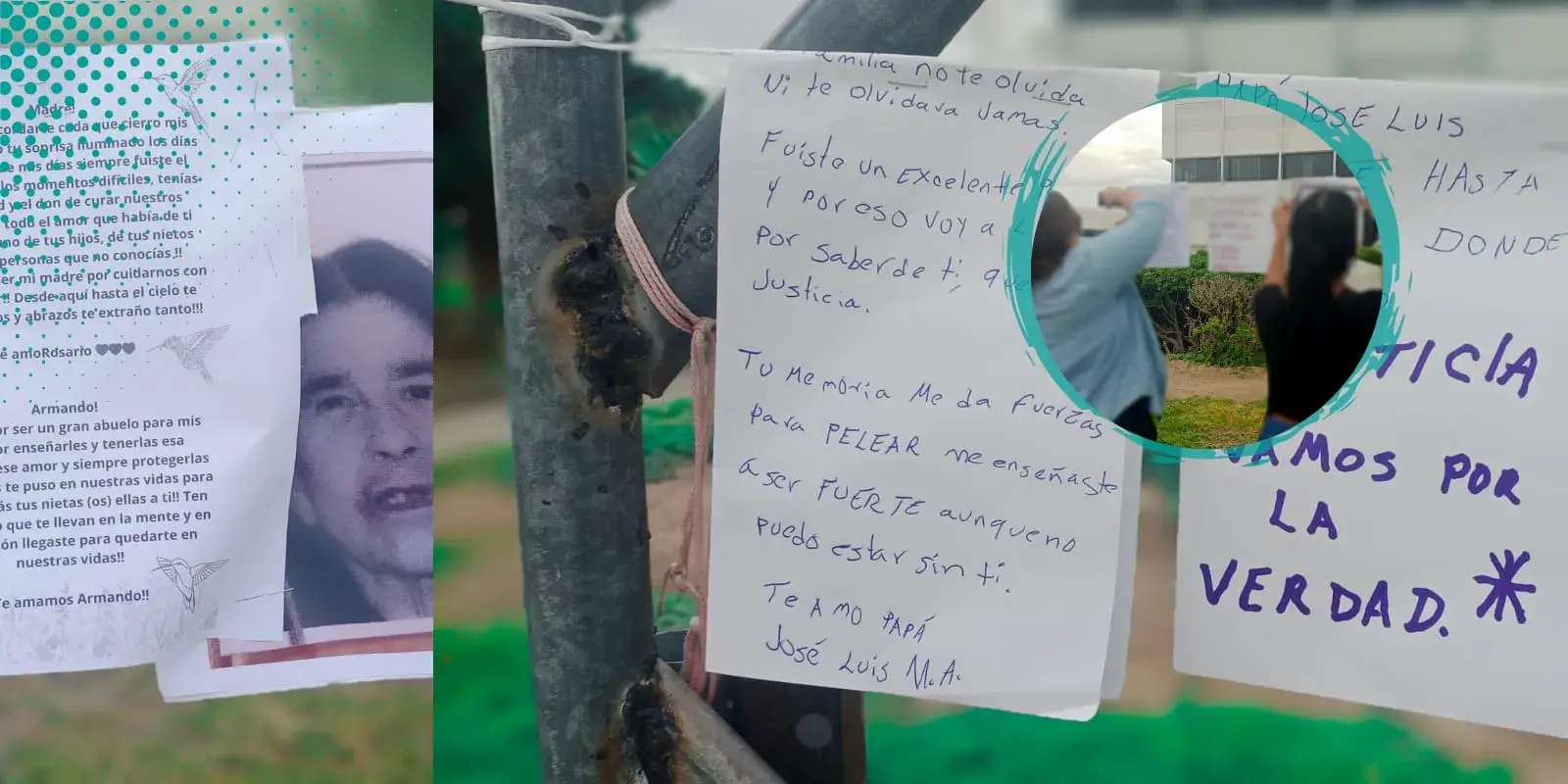 Con fotos y mensajes recuerdan a las 386 personas del crematorio Plenitud