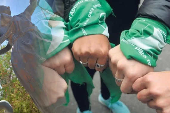 28S: Pañuelos verdes toman espacios públicos en Ciudad Juárez