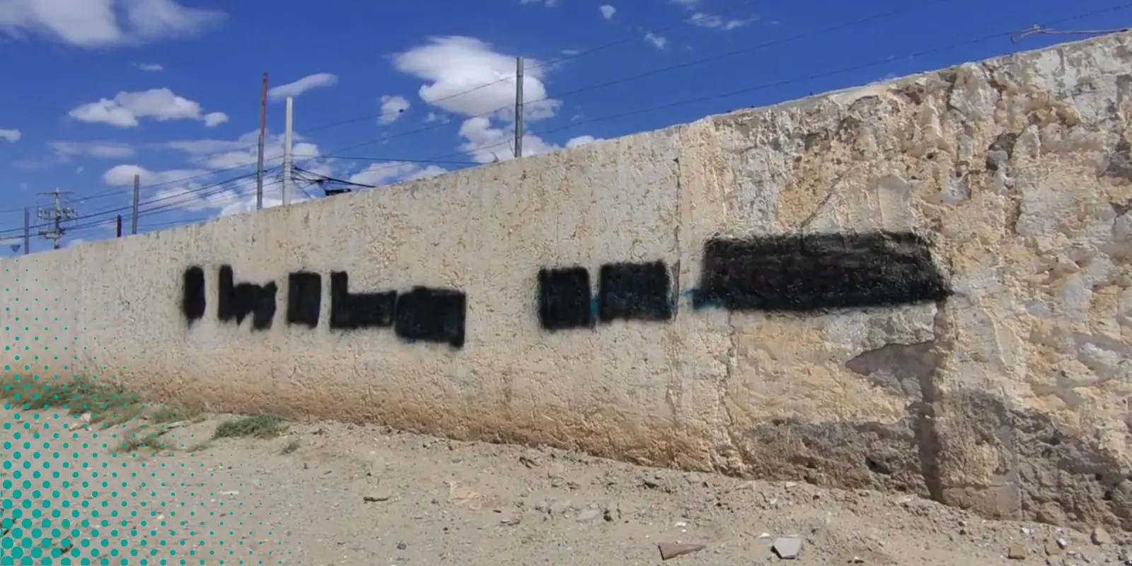 Dejan otro narcomensaje; Policías lo pintan